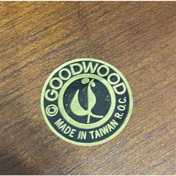 Vtg. Goodwood Teak Glass Covered Dome Cheese Tray/Plate - Picture 3 of 4